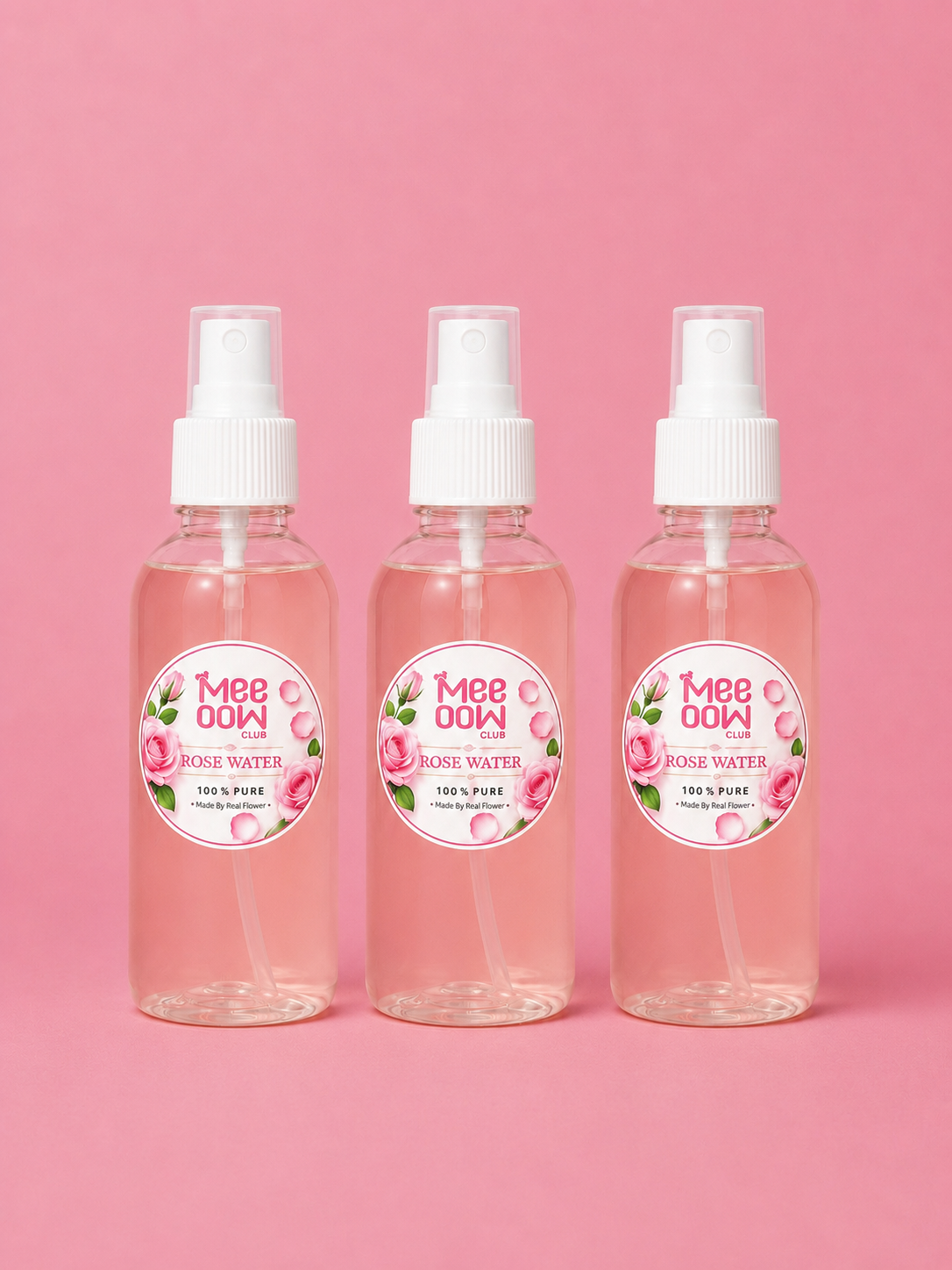 MeeOow Club 100% Pure Rose Water Spray