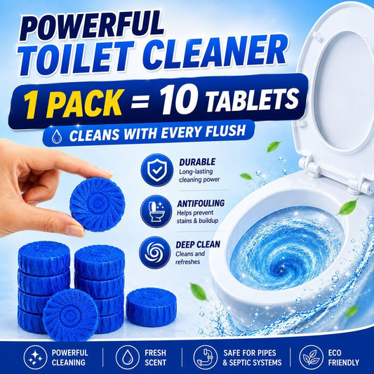 Toilet Cleaning Tablets - Fresh blue flush formula
