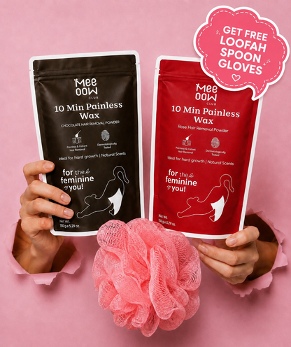 Mee Oow Club 10 Min Painless Hair Removal Powder – Rose 150g