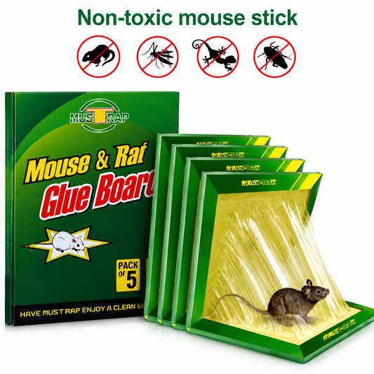 Non-Toxic Mouse Glue Trap | Strong Adhesive Mouse & Rat Glue Board