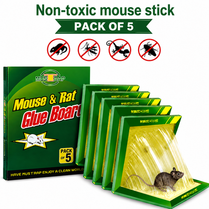 Non-Toxic Mouse Glue Trap | Strong Adhesive Mouse & Rat Glue Board