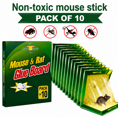 Non-Toxic Mouse Glue Trap | Strong Adhesive Mouse & Rat Glue Board