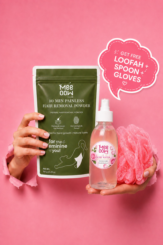 Mee Oow Club 10 Min Painless Hair Removal Powder – Herbal 150g