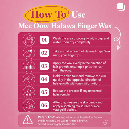 Rose Halawa Finger Wax – Face & Body Hair Removal (500ML)