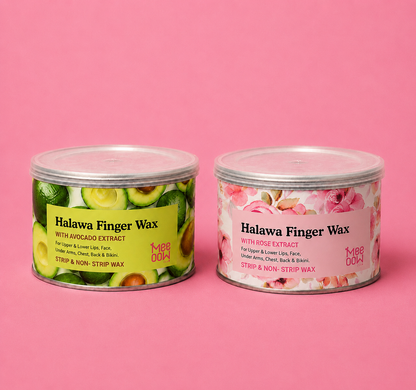 Halawa Finger Wax – Rose, Chocolate & Avocado Variants (500ML EACH)
