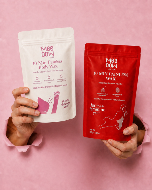 Mee Oow Club 10 Min Painless Hair Removal Powder – Rose 150g