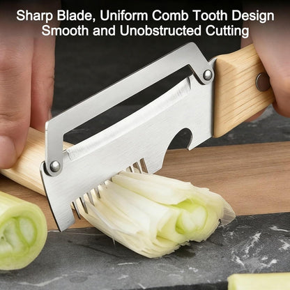 Multi-Blade Green Onion Cutter & Premium Vegetable Peeler