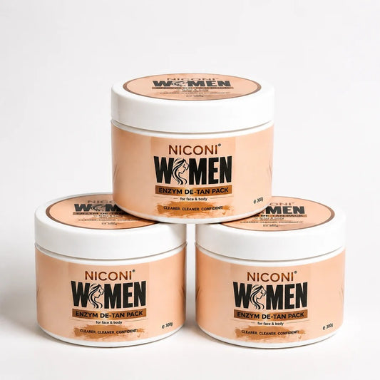 NICONI Women Enzyme De-Tan Pack for Face & Body 300g