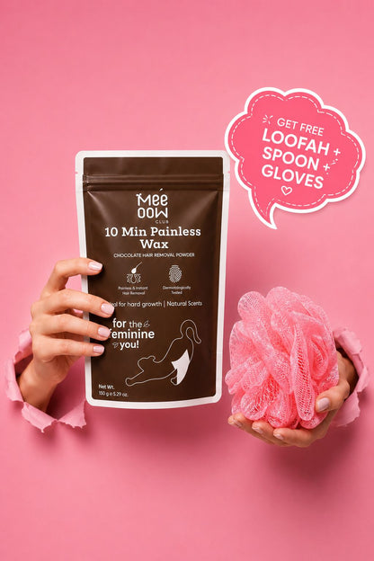 Mee Oow Club 10 Min Painless Hair Removal Powder – Rose 150g