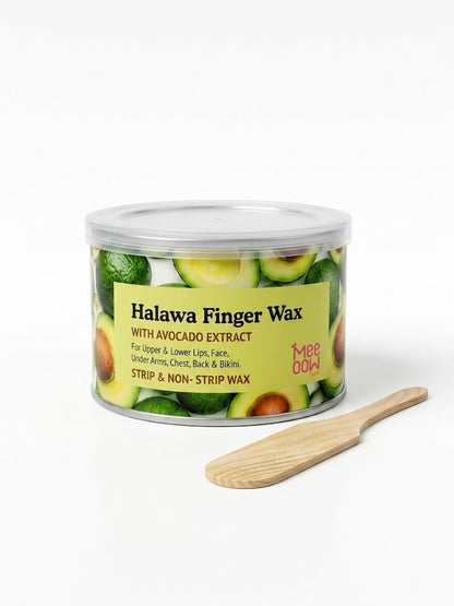 Avocado Halawa Finger Wax – Face & Body Hair Removal (500ML)