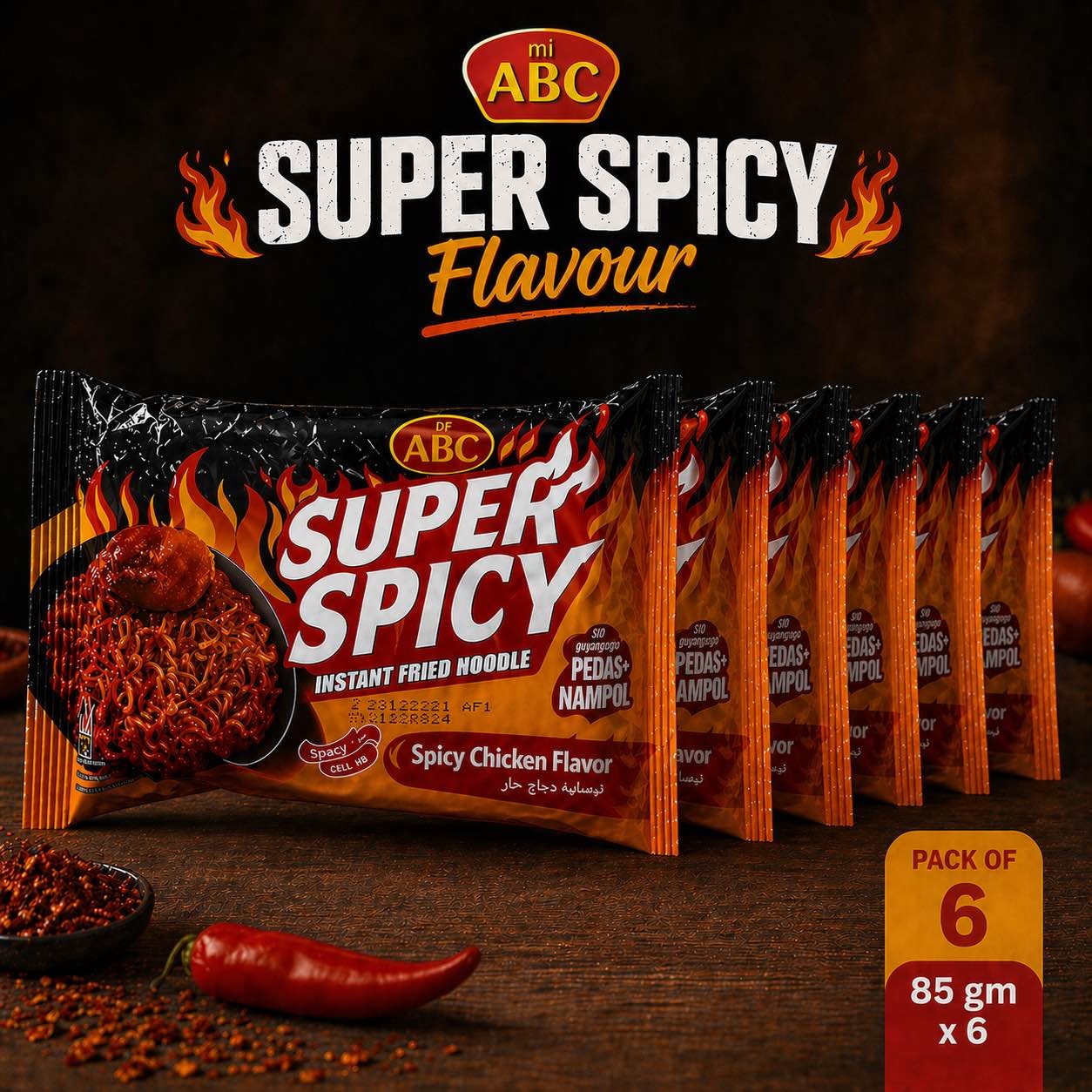 Abc Super Spicy Pack Of 6